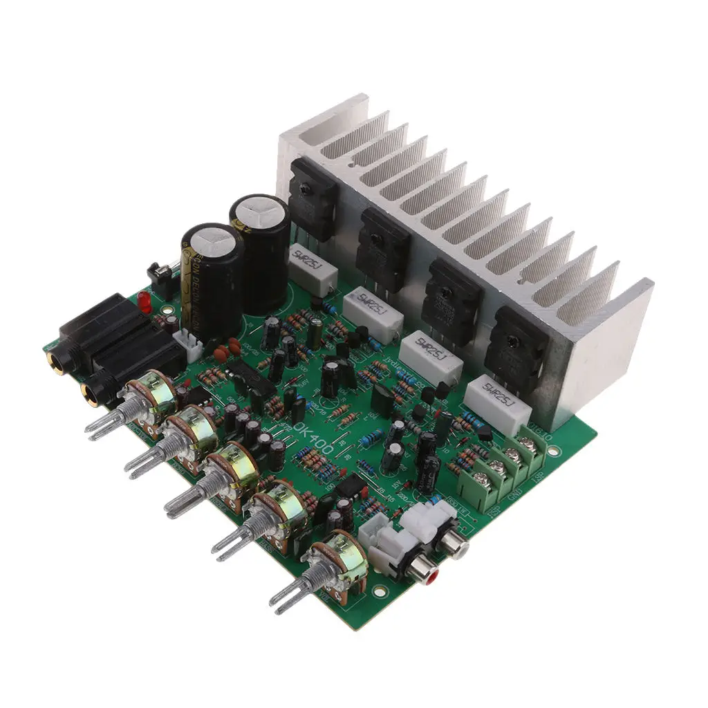 400W Amplificator Audio de Bord HIFI Digital Reverb Amplificator de Putere și de Control 5
