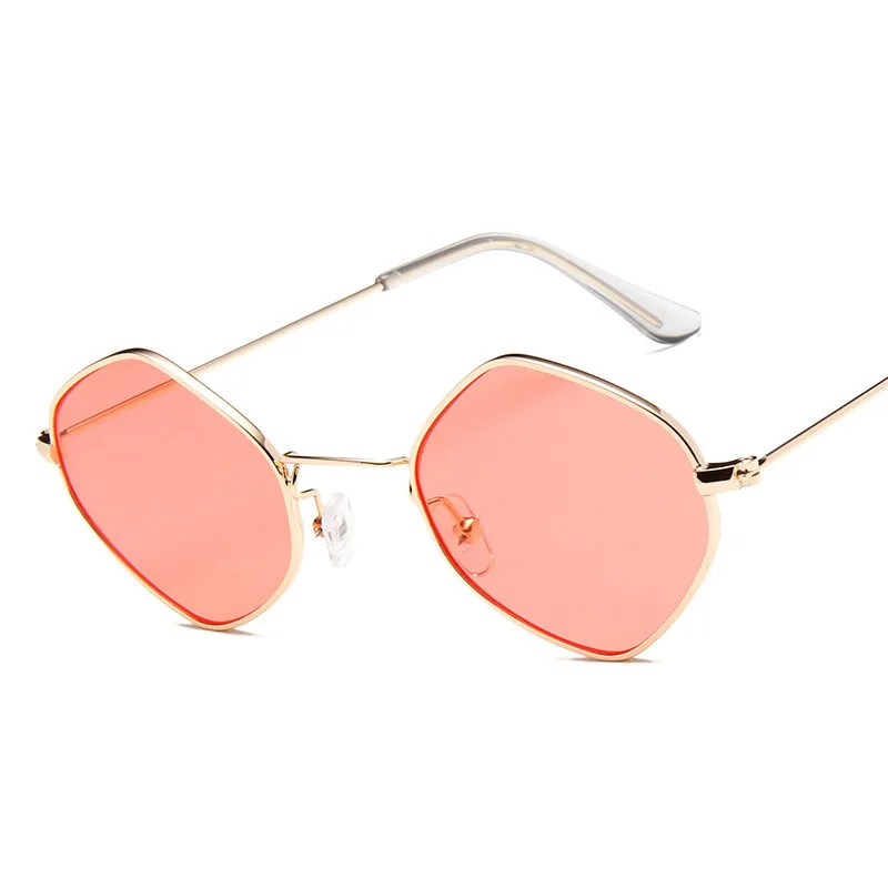 AKAgafas Retro Romb ochelari de Soare Femei 2021 Rece Colorat Transparent Ochelari de Soare pentru Barbati Vintage din Metal Mici Ochelari Lady