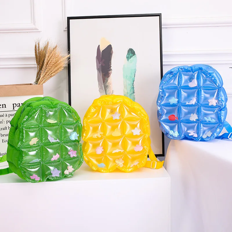 Amiqi Fierbinte de Vânzare pentru Copii Aer Gonflabile din PVC Sac Impermeabil Rucsac Plajă de Înot Pungi de Depozitare Imagine 2 