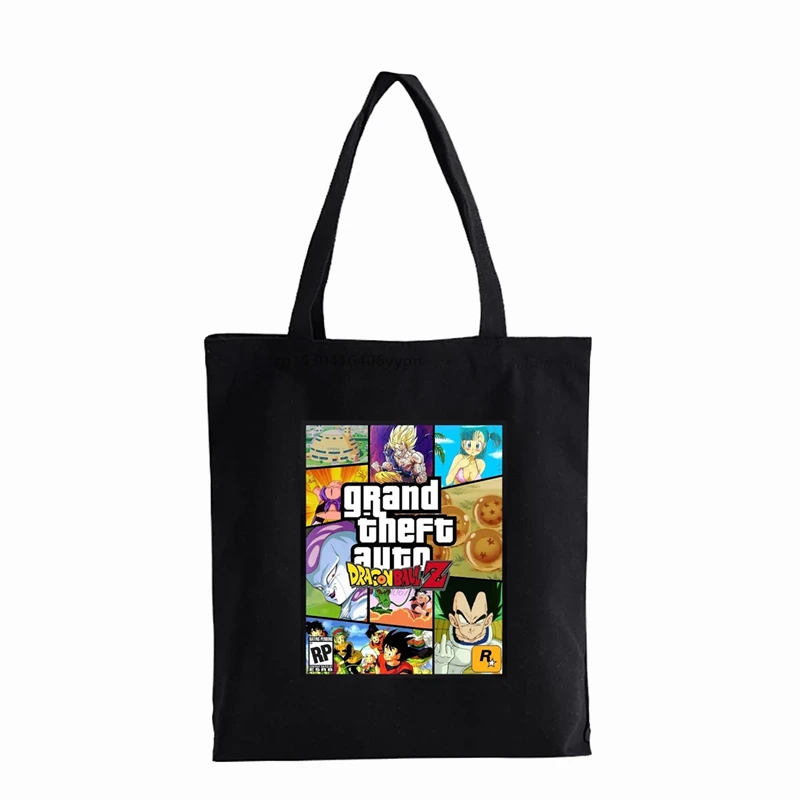 Desene animate Grand Theft Auto sac de panza GTA5 rece Amuzant Adolescent Elevii Umăr geanta tote fată Drăguță, Genți de mână, Genți mari Bolsas