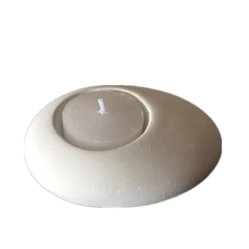Forma ovala Silicon Beton de Ciment sfeșnic Sfeșnic Mucegai DIY Tort Ceașcă de Ciocolată Instrumente de Copt