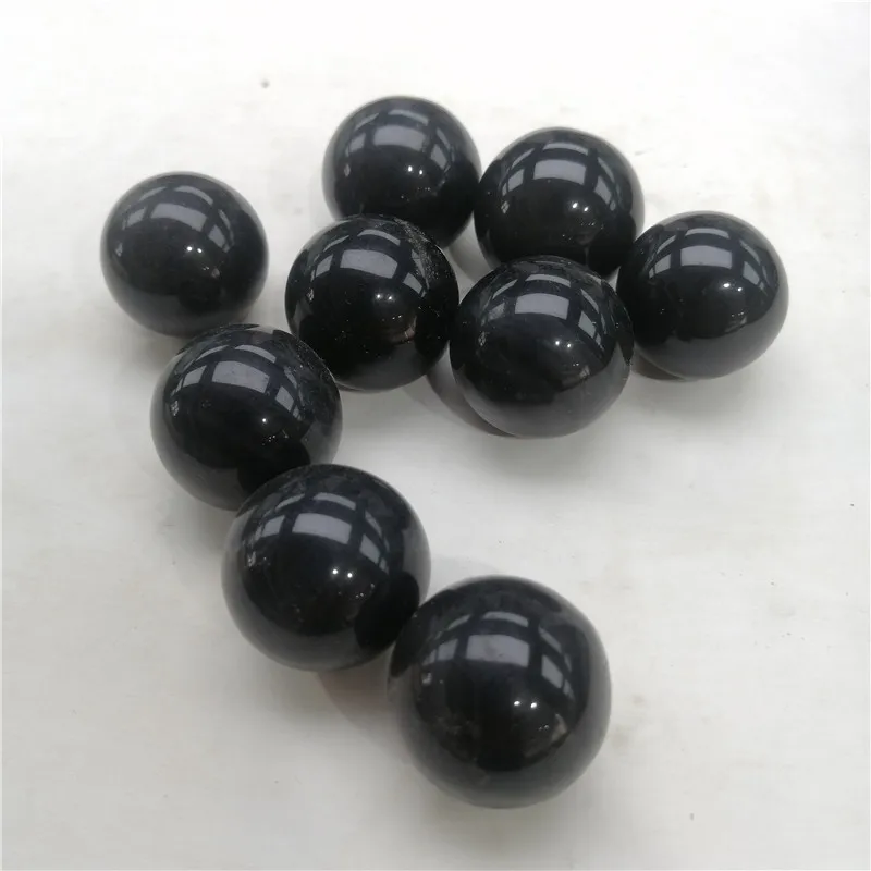 Naturale obsidian Negru de vindecare Reiki mingea sferă de cristal pentru decor