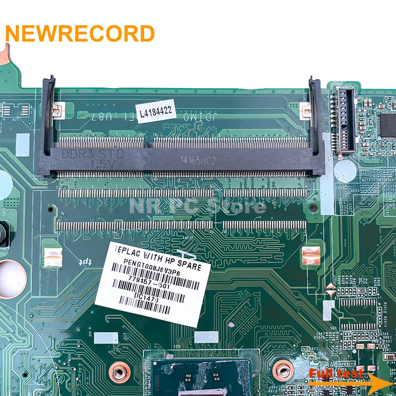 NEWRECORD DAU88MMB6A0 779457-501 779457-001 Laptop placa de baza Pentru HP 15-F SR1W4 n2830 procesor CPU la bord DDR3 placa de baza de test complet