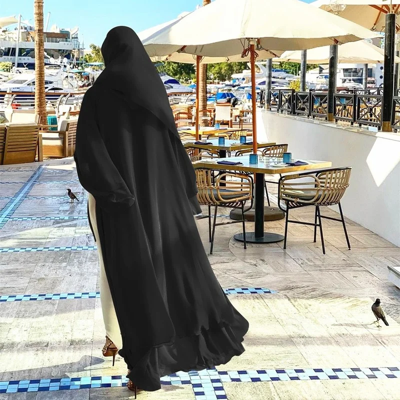 Ramadan Eid Mubarak Abaya Dubai Turcia Caftan Musulman Kimono Pentru Femei Cardigan Halat Femme Musulmane Caftan Islam Îmbrăcăminte Jalaba