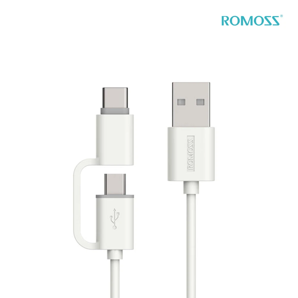 ROMOSS Clasic Fulger Micro USB 2in1 rapid de încărcare cablu de 1m