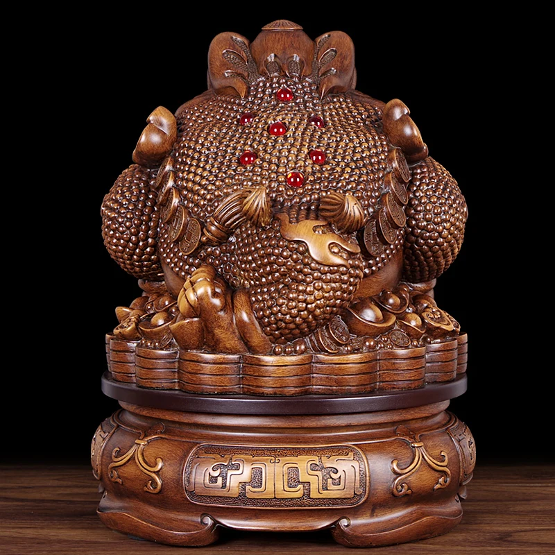 Stil Chinezesc Noroc De Bani Broasca Animal Rășină Ornamente Meserii Acasă Birou De Studiu Meserii Cadouri De Casă Nouă Sculptură