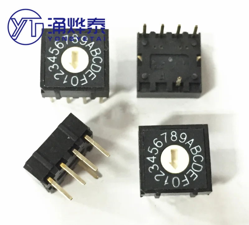 YYT RH4A-16R cadran rotativ switch 16 poziții 0-F întrerupător codificare comutator 4:1 poziție pin